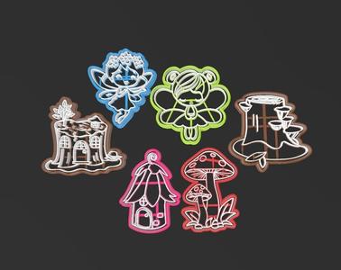 Fairies, cookie cutter set