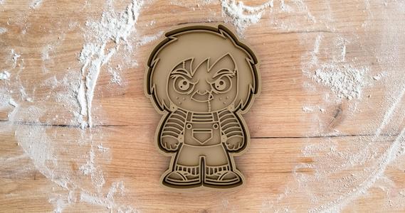 Chucky doll cookie cutter from movie Child's Play / Chucky