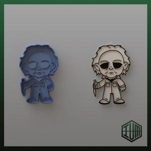 MICHAEL MYERS KEYCHAIN + COOKIE CUTTER PACK - HALLOWEEN 2K23