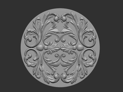 Door carved ornament
