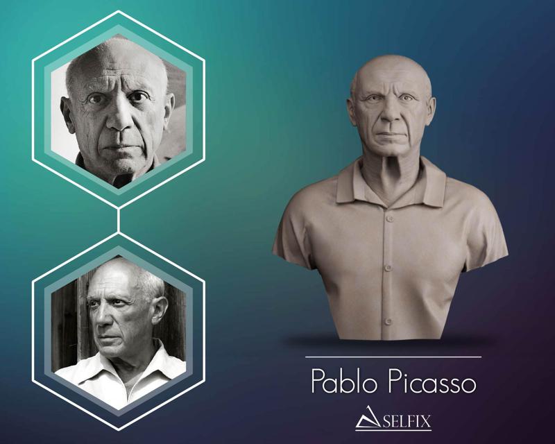 Pablo Picasso Bust Sculpture