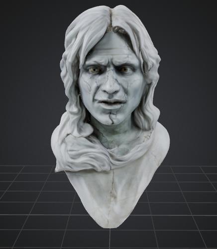 Exorcist Regan Sculpture