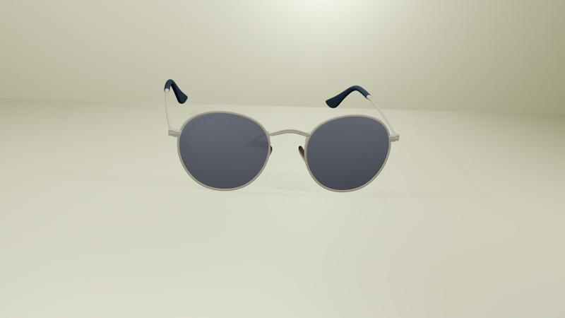 Sunglasses 3D Printable Model Round Frame