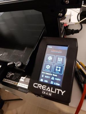 Creality CR-6 SE Screen Bezel Cover Logo