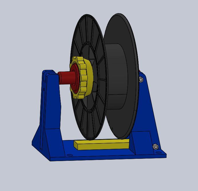 Spindle / decoiler 3d / desenrollador bobina 3d