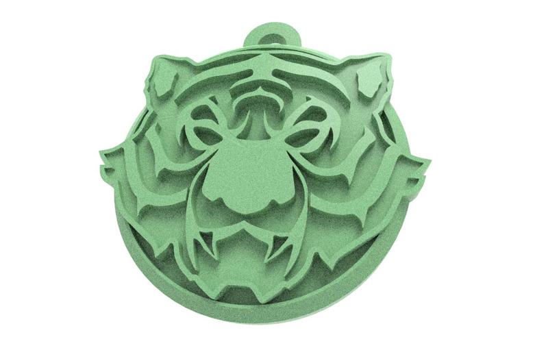 FORTNITE KEYCHAIN: OSCAR TIGER MEDALLION