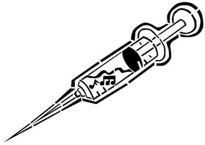 Syringe stencil