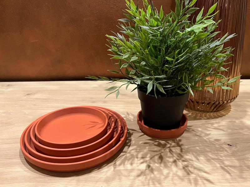 Simple Set of Plant Saucers (Terracotta Style)