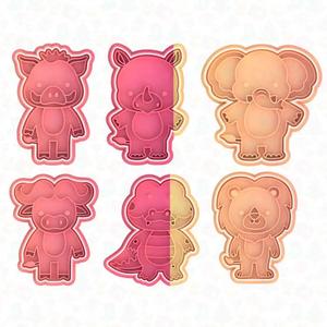 Animals cookie cutter set of 6