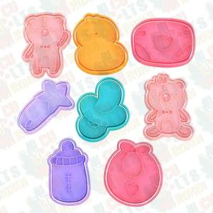 Baby shower cookie cutter set of 8