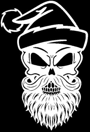 2D Santa Skull