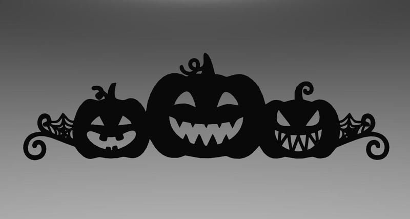 Halloween Pumpkins Line Art - Festive and Charming