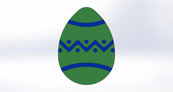 Multi-Material Easter Egg