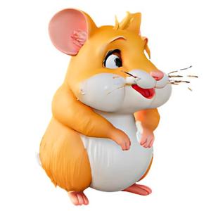 3D Cute Hamster