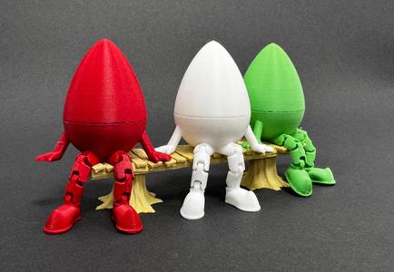 Articulated Easter Egg Container