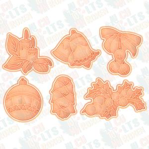 Christmas decoration cookie cutter set of 6 *