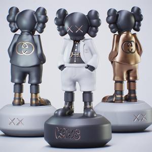 Kaws by Gucci Design - 28cm Tall Print by parts - Kaws dress by Gucci 28cm tall - Print by parts