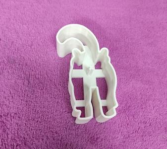 Cat Butt Cookie Cutter stl