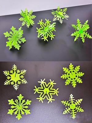 3D Snowflake Pack - Commercial license