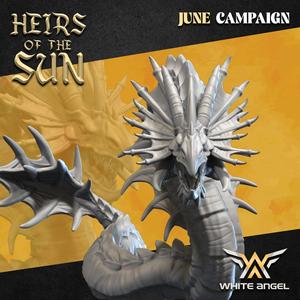 SEA DRAGON - HEIRS OF THE SUN (JUNE 2025 CAMPAIGN) (ELF FROM ELVES OF THE SUN) 3D File Logo  3D