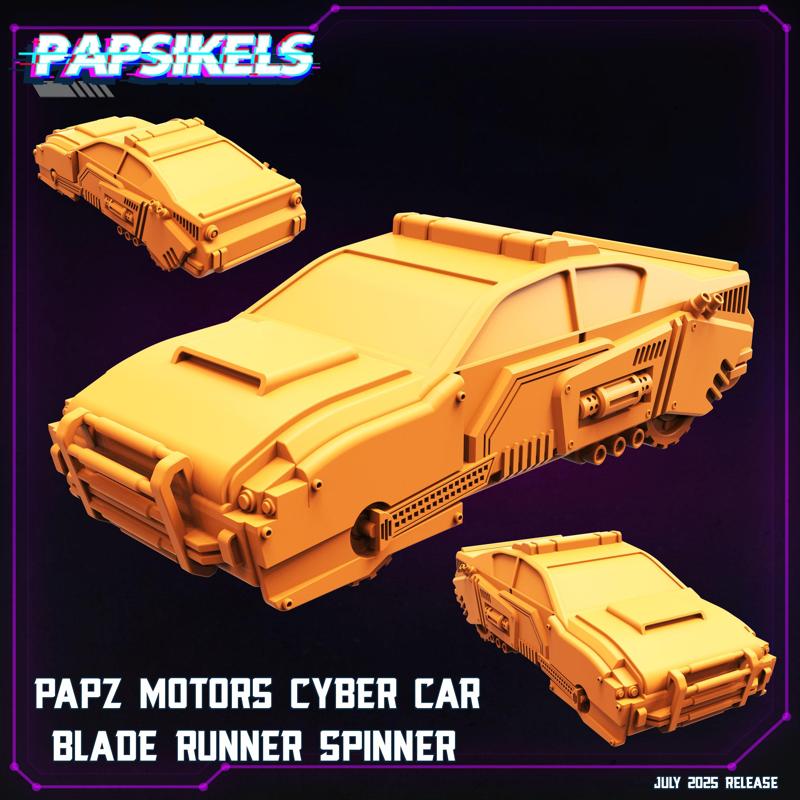 PAPZ MOTORS CYBER CAR BLADE RUNNER SPINNER