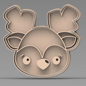 reindeer Christmas cutter