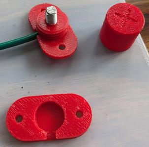 Motorcycle battery positive terminal extension