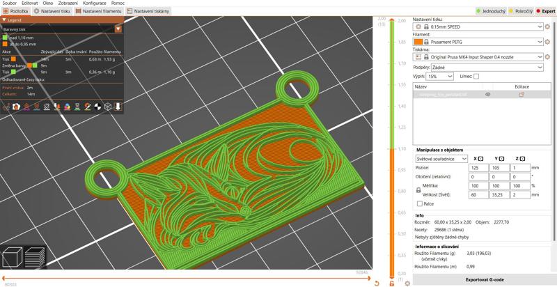 Sleeping fox pendant
