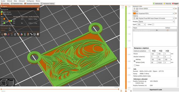 Sleeping fox pendant