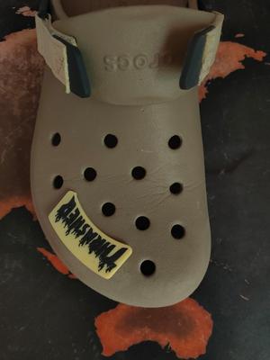 thrasher pin crocs