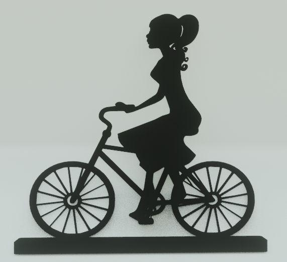 cycling lady