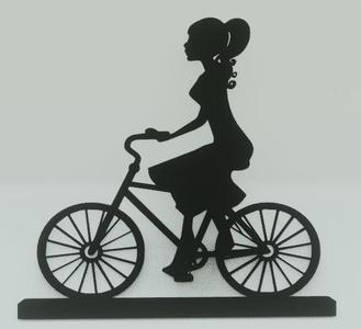 cycling lady
