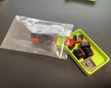 Small stackable dispenser tray