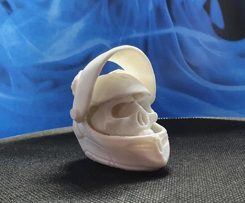 Skull Crash hat keyring with Bear ears