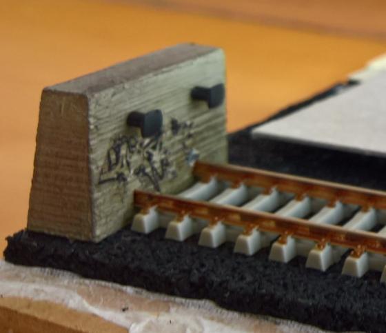 Zarážedlo / Šturc / Buffer stop TT 1:120