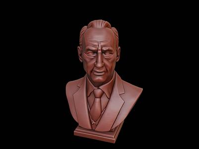 Paul Dirac Bust