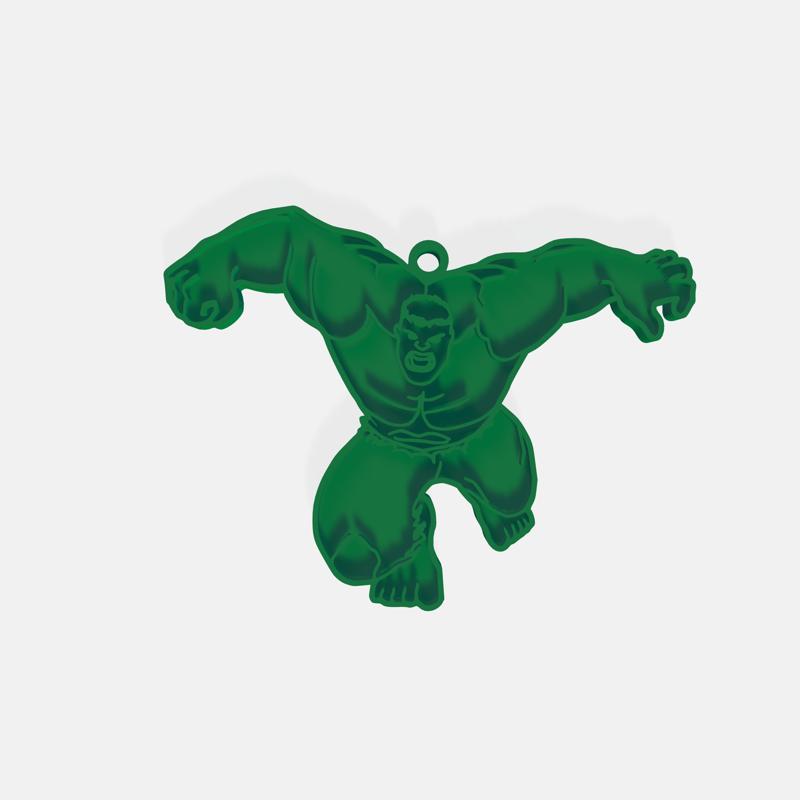 Hulk Necklace or Keychain