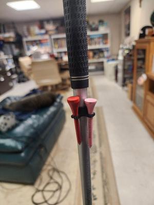 Golf Club Tee Holder