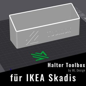 IKEA Skadis Holder for Toolbox by @martonlengyel