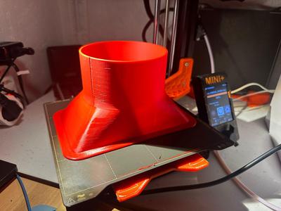 Reductor for aircontition exhaust