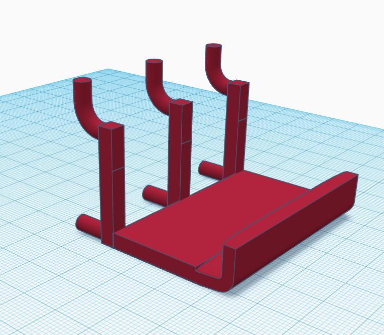 Pegboard Phone Holder