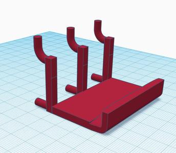 Pegboard Phone Holder