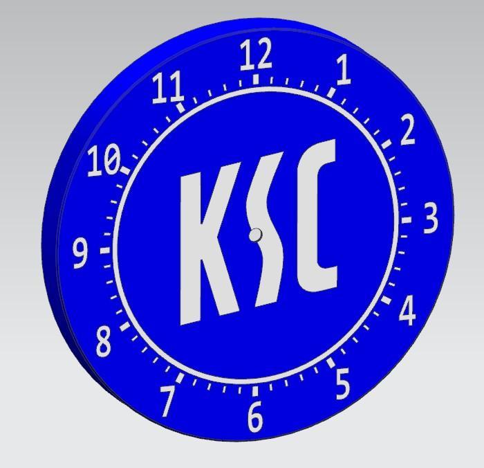 Karlsruher SC wall clock