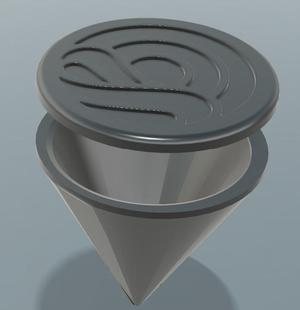 Portable Ashtray for the beach or garden