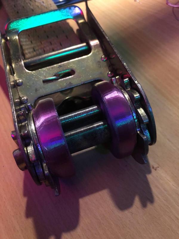 Slackline Ratchet strap Spacer 50mm to 25mm