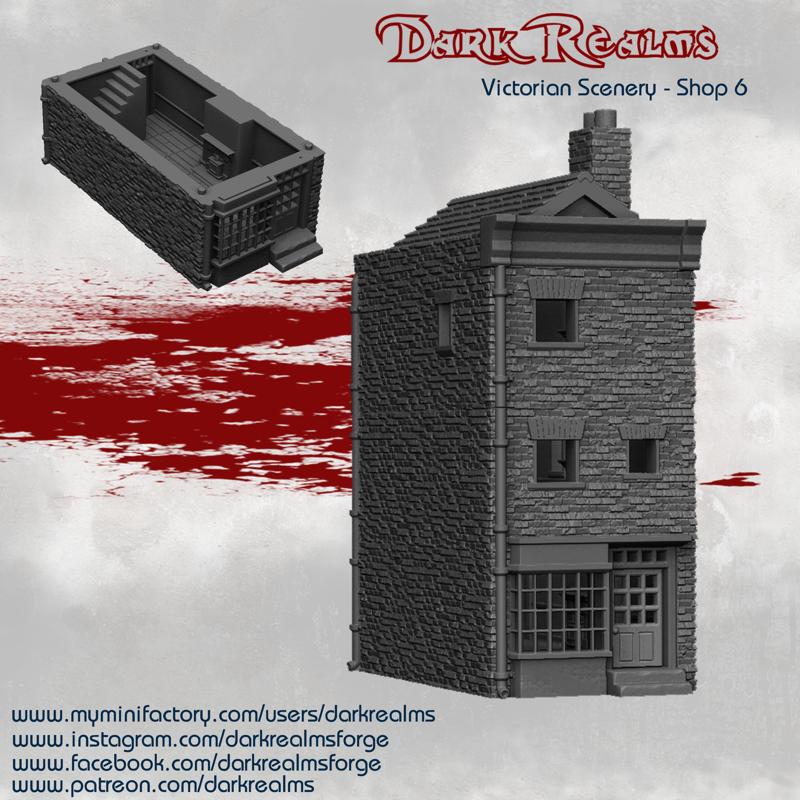 Dark Realms Victorian Scenery - Shop 6