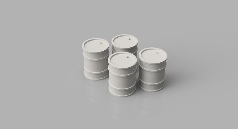Oil Drums - for tabletop and dioramas