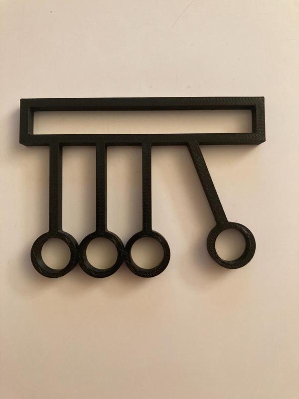 Newtons Cradle wall art