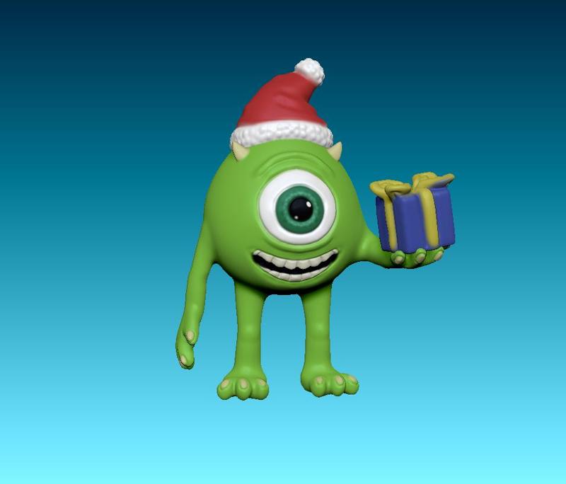 mike wazowski from monsters inc. for the christmas