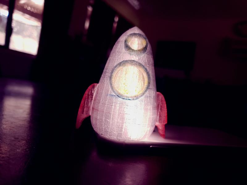 Rocket Lamp